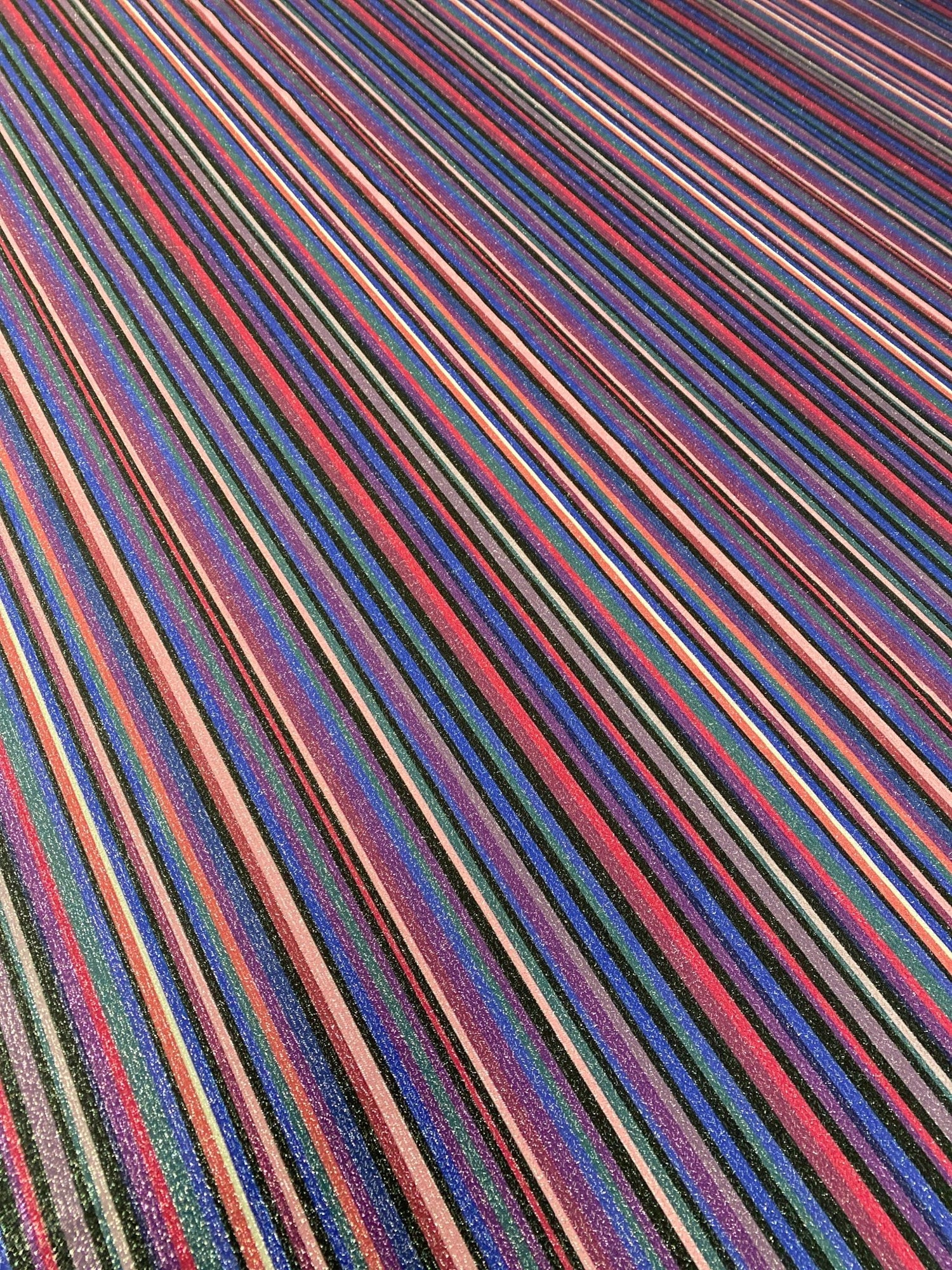 Glitter Striped Lurex Spandex Fabric - 4 - Way Stretch Dress Fabric - Whotex Online Fabric Store