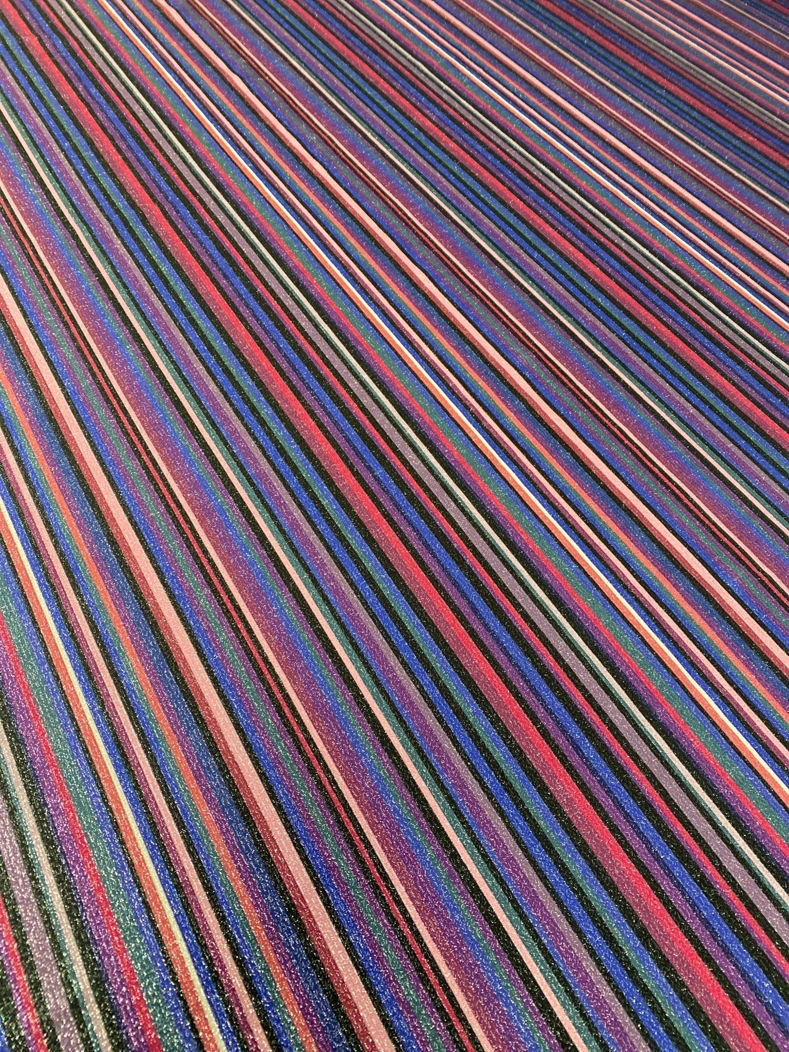 Glitter Striped Lurex Spandex Fabric - 4 - Way Stretch Dress Fabric - Whotex Online Fabric Store