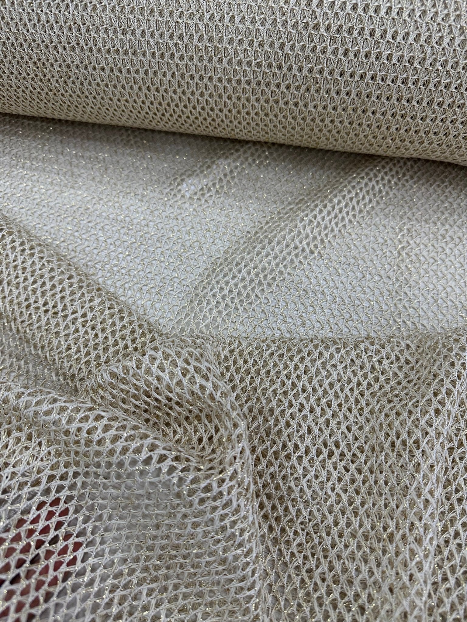 Gold Fish net Mesh Fabric, Shimmer Mesh Fabric - Whotex