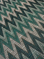 Gold Lurex Fabric, Glitter Knited 4 - way strecth Fabric, green Zigzag Pattern Fabric - Whotex Online Fabric Store