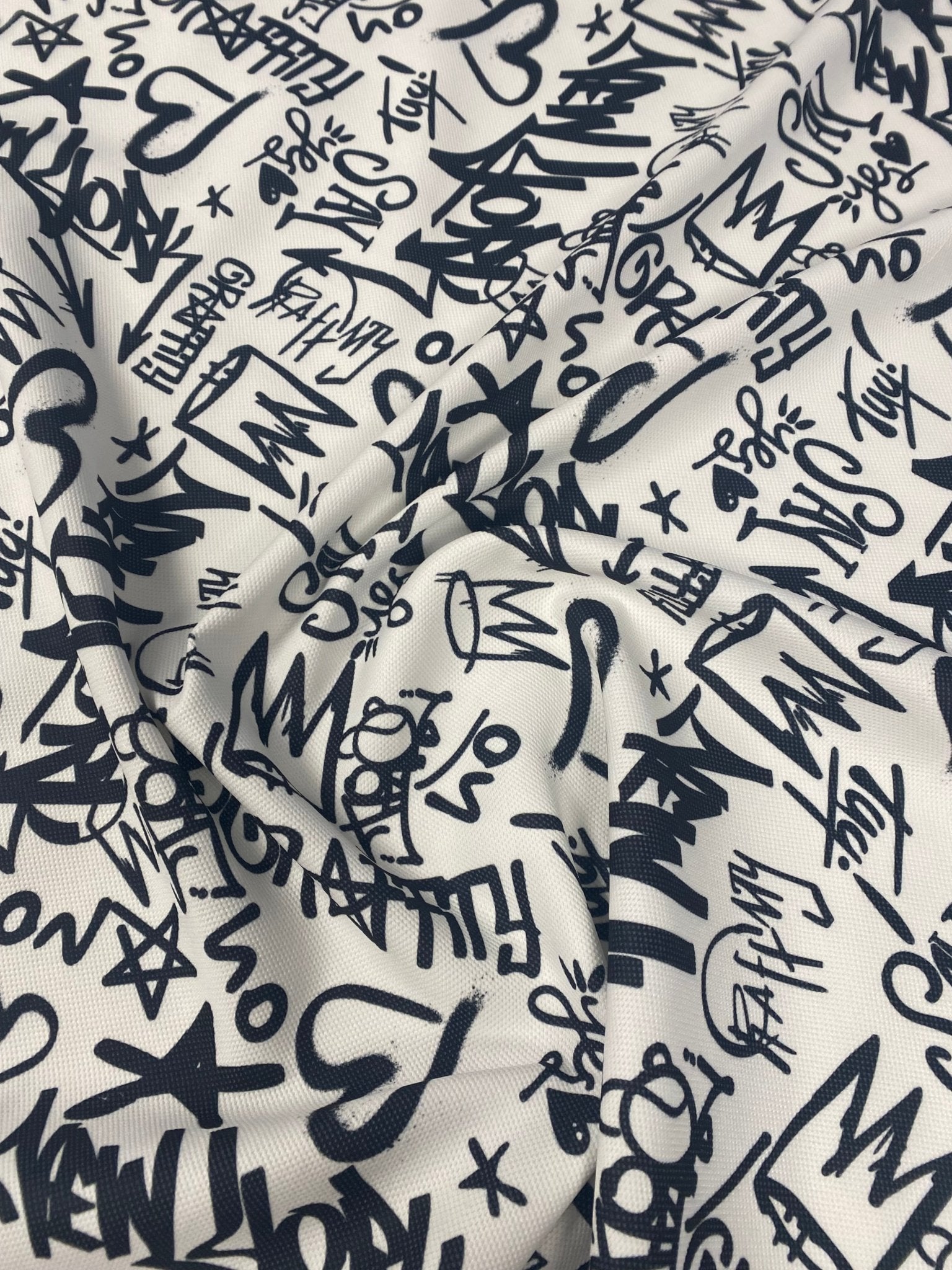 Graffiti Pattern Activewear Fabric – Fabric by Metre, Multiple Options for Sewing & Dressmaking - Whotex Fabrics London