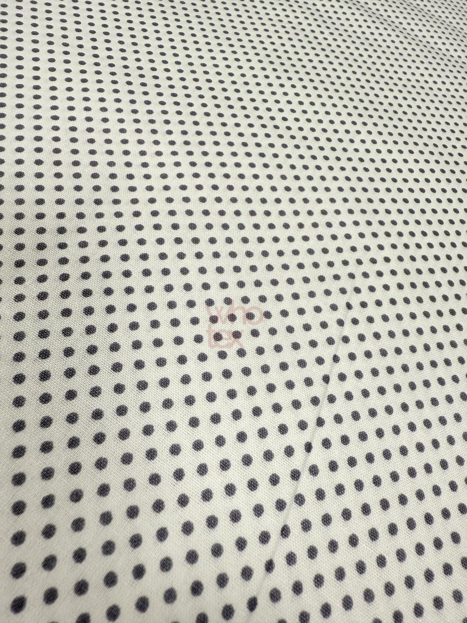 Gray Polka Dot Poplin Fabric, Full Cotton Fabric By The Yard - Whotex Online Fabric Store