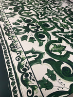 Green Baroque Floral Fabric - Whotex Online Fabric Store
