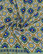Green Fabric, Sicilian Pattern Fabric - Whotex Online Fabric Store