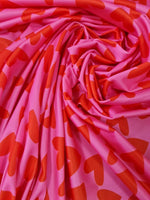 Heart Print Fabric - Whotex Online Fabric Store