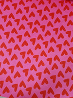 Heart Print Fabric - Whotex Online Fabric Store