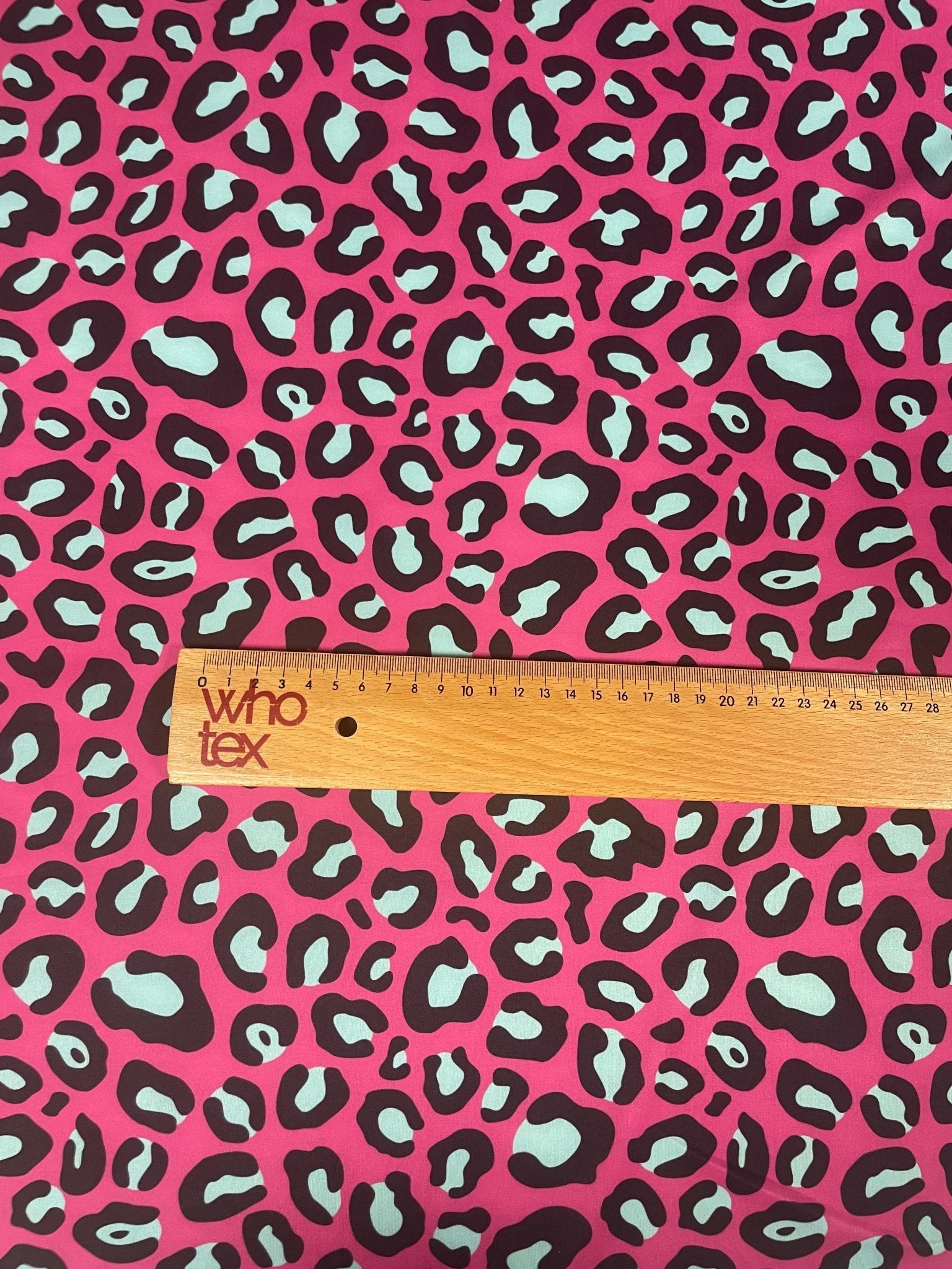 Hot Pink Leopard Print Fabric – Bold Animal Pattern by Metre - Whotex Fabrics London