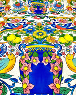 italian Floral Pattern Fabric, Lemon Pattern Fabric, Sicillian Pattern Fabric - Whotex Online Fabric Store