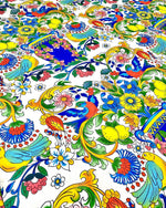 italian Floral Pattern Fabric, Lemon Pattern Fabric, Sicillian Pattern Fabric - Whotex Online Fabric Store
