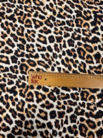 Jungle Animal Print Crepe Fabric by the Metre - Whotex Fabrics London