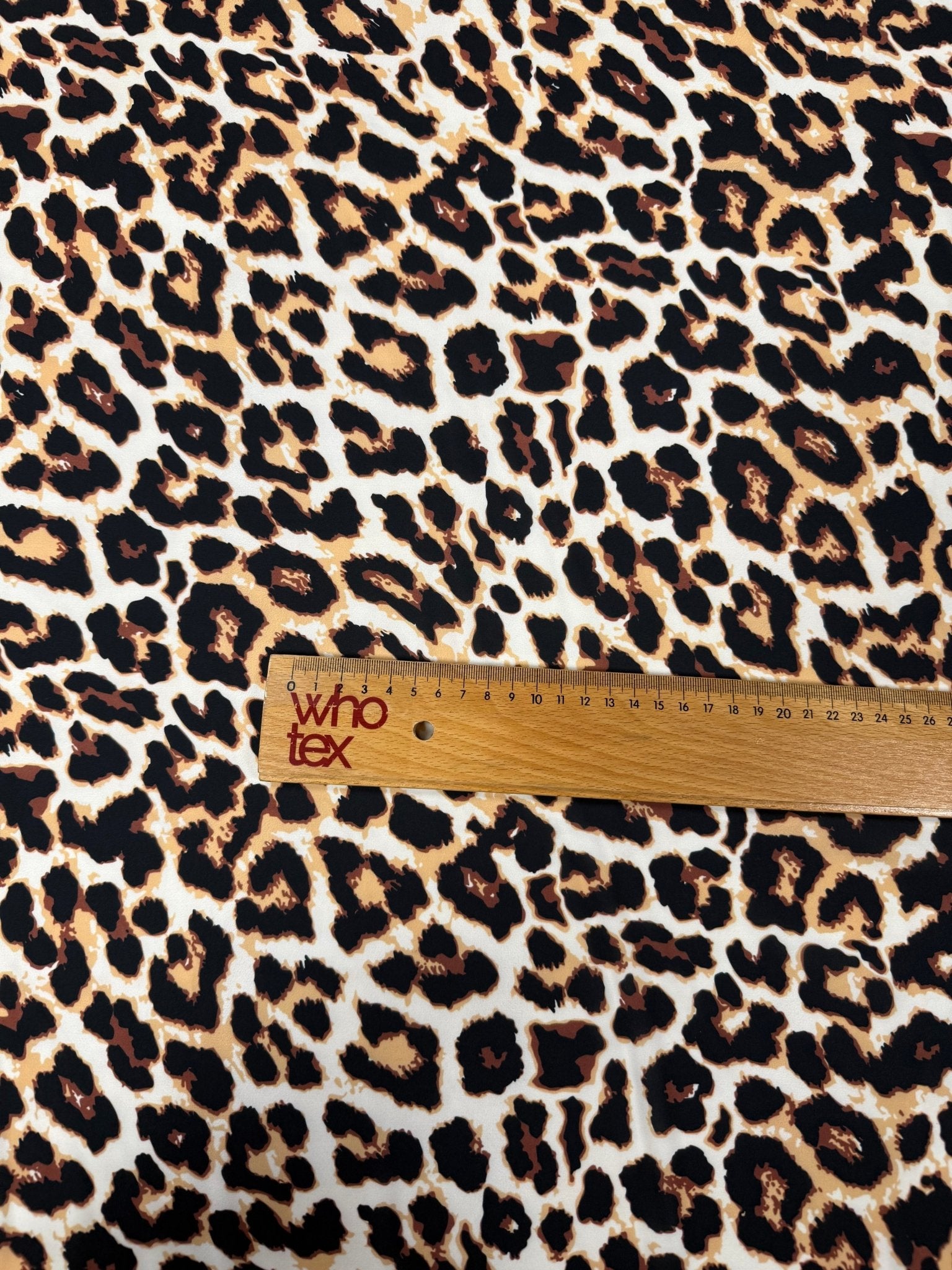 Jungle Animal Print Crepe Fabric by the Metre - Whotex Fabrics London