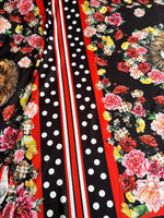 Leon Print Fabric, Floral Pattern Fabric, Desing Fabric By The Yard - Whotex Online Fabric Store