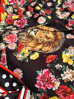 Leon Print Fabric, Floral Pattern Fabric, Desing Fabric By The Yard - Whotex Online Fabric Store
