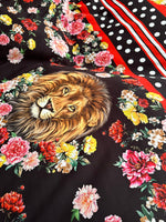 Leon Print Fabric, Floral Pattern Fabric, Desing Fabric By The Yard - Whotex Online Fabric Store