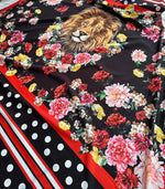 Leon Print Fabric, Floral Pattern Fabric, Desing Fabric By The Yard - Whotex Online Fabric Store
