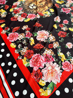 Leon Print Fabric, Floral Pattern Fabric, Desing Fabric By The Yard - Whotex Online Fabric Store