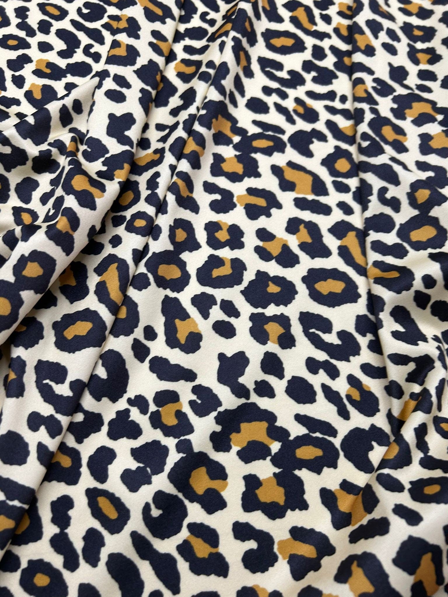 Leopard Pattern Beige Filling Fabric, Exotic Animal Pattern - Whotex Online Fabric Store