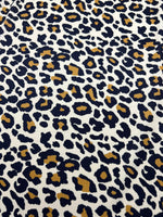 Leopard Pattern Beige Filling Fabric, Exotic Animal Pattern - Whotex Online Fabric Store