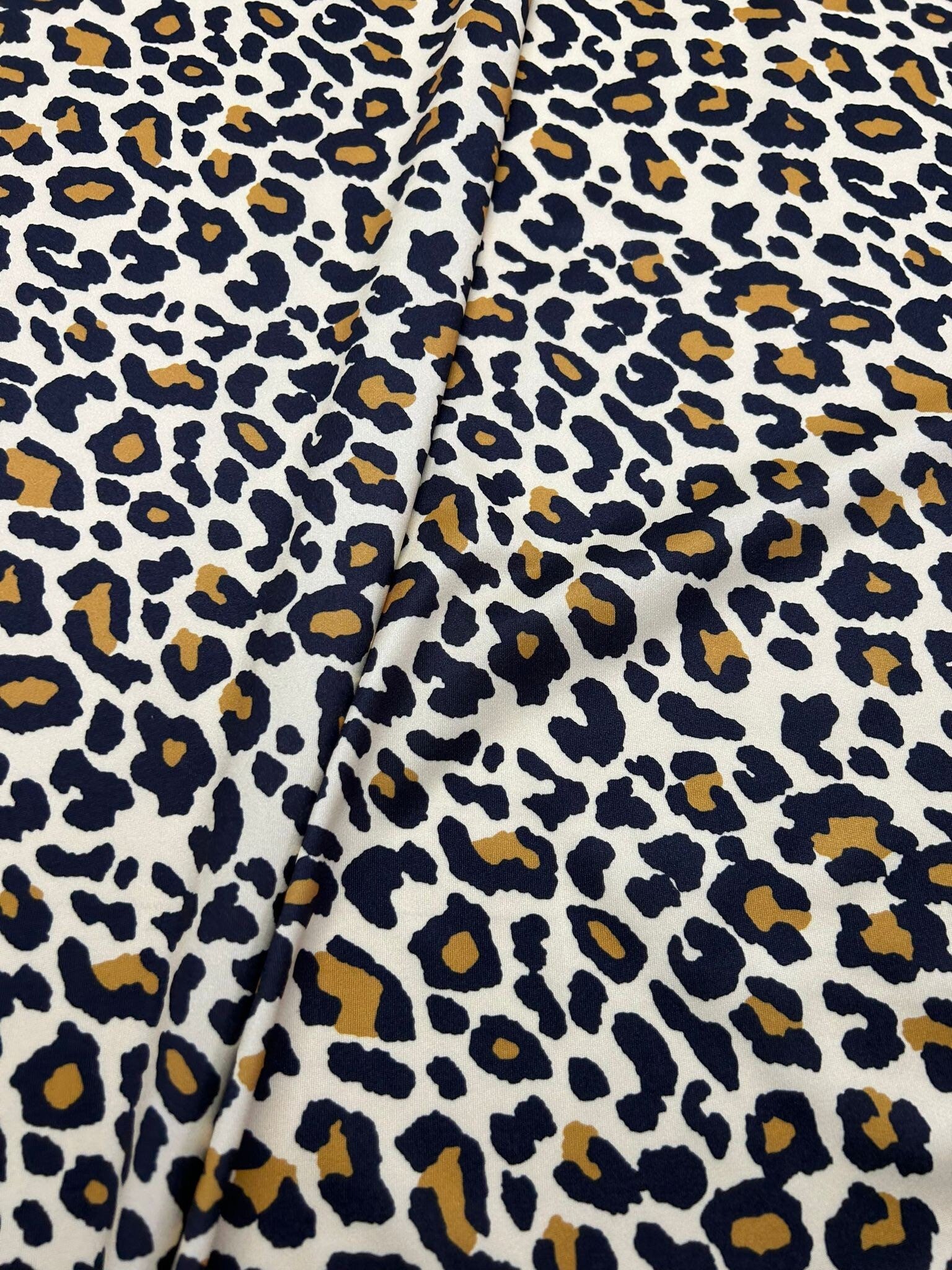 Leopard Pattern Beige Filling Fabric, Exotic Animal Pattern - Whotex Online Fabric Store