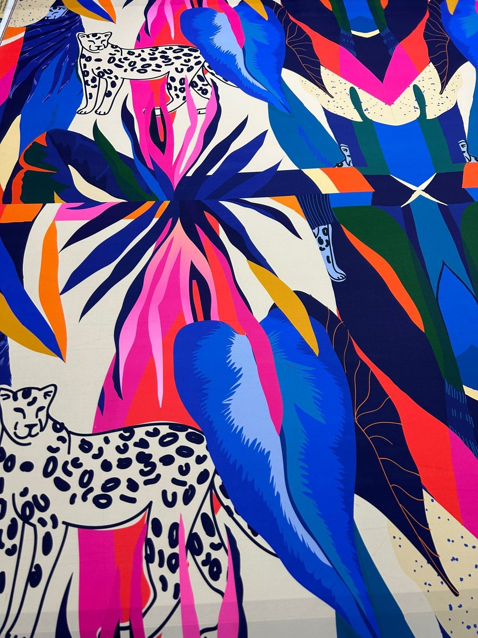 Leopard Pattern Fabric, Tropical Pattern Fabric By The Yard - Whotex Online Fabric Store