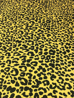 Leopard Pattern Stretch Fabric by Metre - Whotex Fabrics London