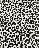 Leopard Print Fabric, Black And White Classic Design - Whotex Online Fabric Store