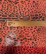 Leopard Print Sequin Fabric, 2 - Way Stretch Sequin Fabric By The Yard - Whotex Fabrics London