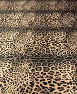 Leopard Print Spandex Fabric by the Metre - Whotex Fabrics London