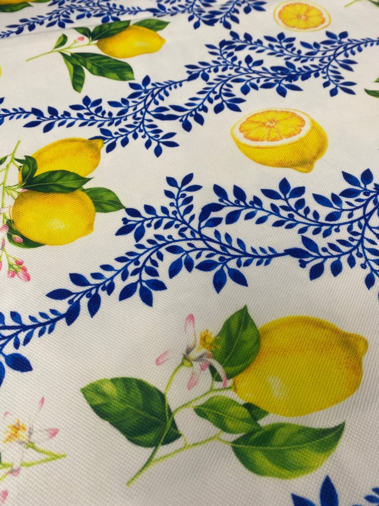 Limon Design Upholstery Fabric - Vibrant Floral Print for Home Décor - Whotex Online Fabric Store