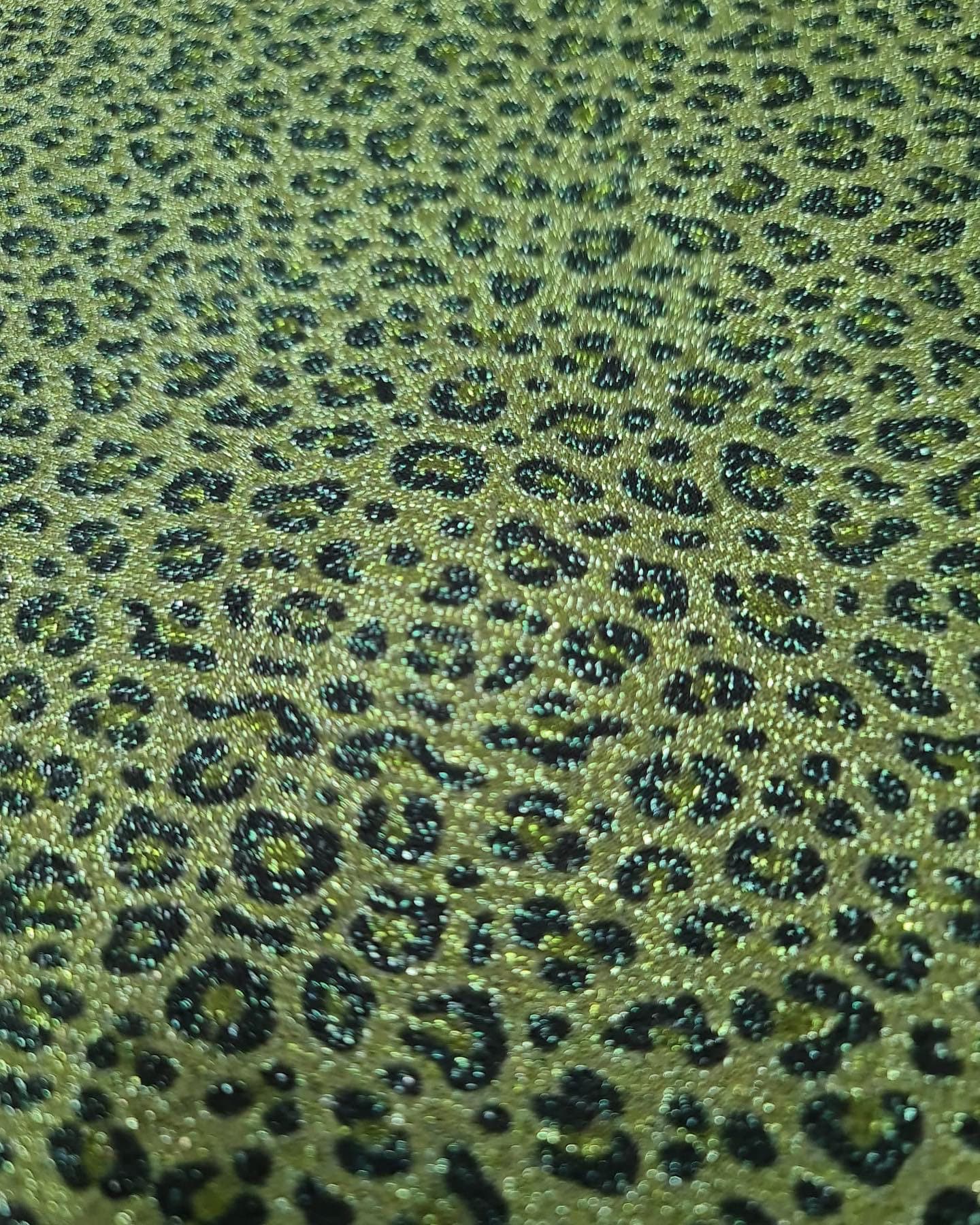 Lurex Fabric, Leopard Pattern Stretch 4 - way - Whotex Online Fabric Store