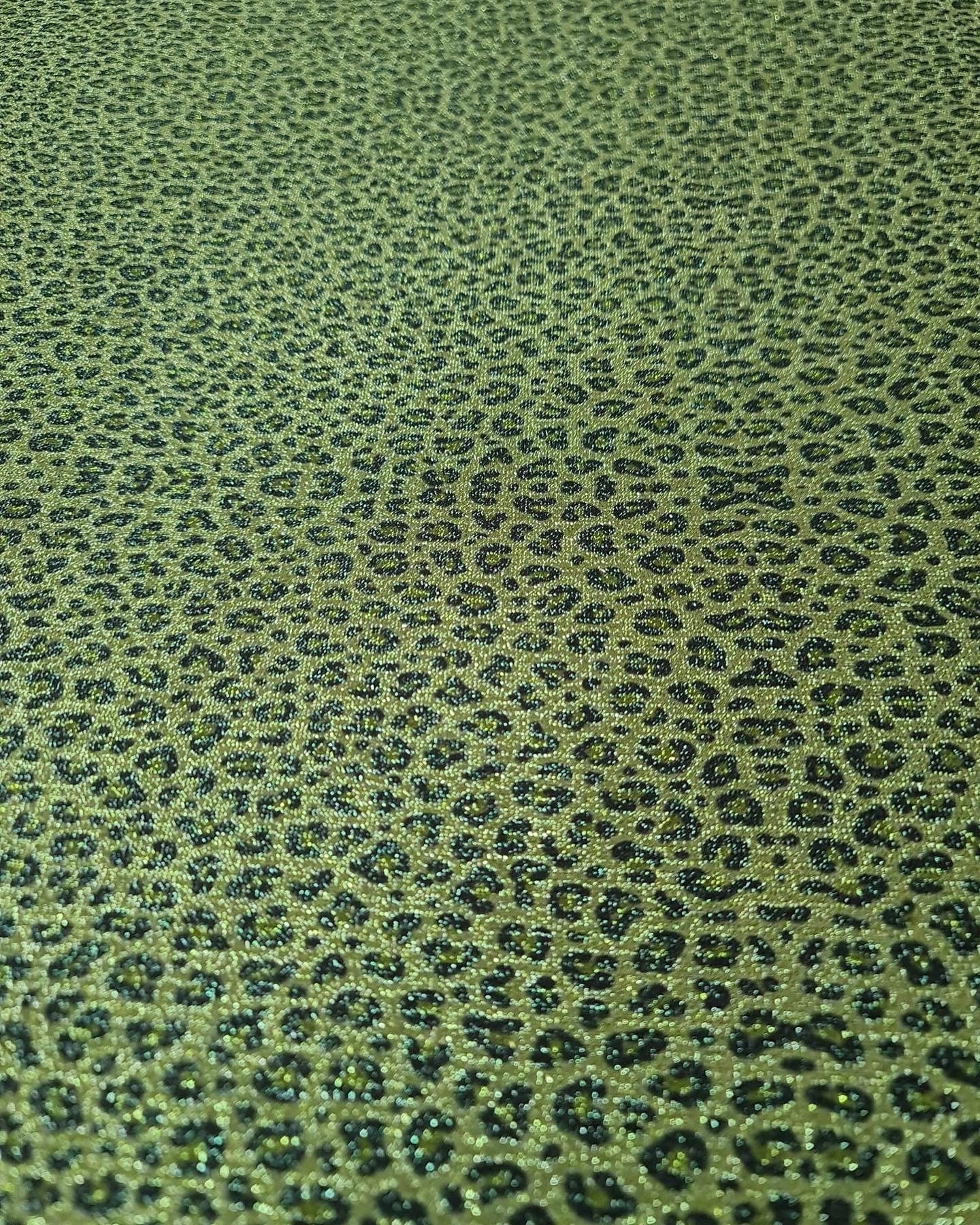 Lurex Fabric, Leopard Pattern Stretch 4 - way - Whotex Online Fabric Store