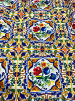 Majolica Pattern Fabric, Digital Print Luxury Fabric - Whotex Online Fabric Store