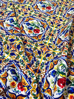 Majolica Pattern Fabric, Digital Print Luxury Fabric - Whotex Online Fabric Store