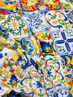 Majolica Pattern Fabric, Luxury Fabric By The Yard - Whotex Online Fabric Store
