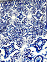 Majolica Pattern Fabric, Sicilian Print Fabric By The Yard - Whotex Online Fabric Store