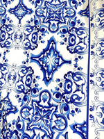 Majolica Pattern Fabric, Sicilian Print Fabric By The Yard - Whotex Online Fabric Store