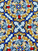 Majolica Pattern Fabric, Sicilian print Fabric , Fabric By The Yard - Whotex Online Fabric Store