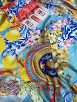 Majolica Pattern Fabric,Sicilian print Fabric , Fabric By The Yard - Whotex Online Fabric Store