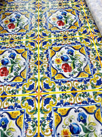 Majolica Pattern Sequin Fabric, 2 - Way Stretch Sequin Fabric By The Yard - Whotex Online Fabric Store
