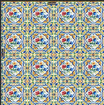 Majolica Pattern Sequin Fabric, 2 - Way Stretch Sequin Fabric By The Yard - Whotex Online Fabric Store
