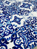 Majolica Pattern Upholstery Fabric, Digital print Fabric, outdoor runner curtain pillow bags Fabric - Whotex Online Fabric Store
