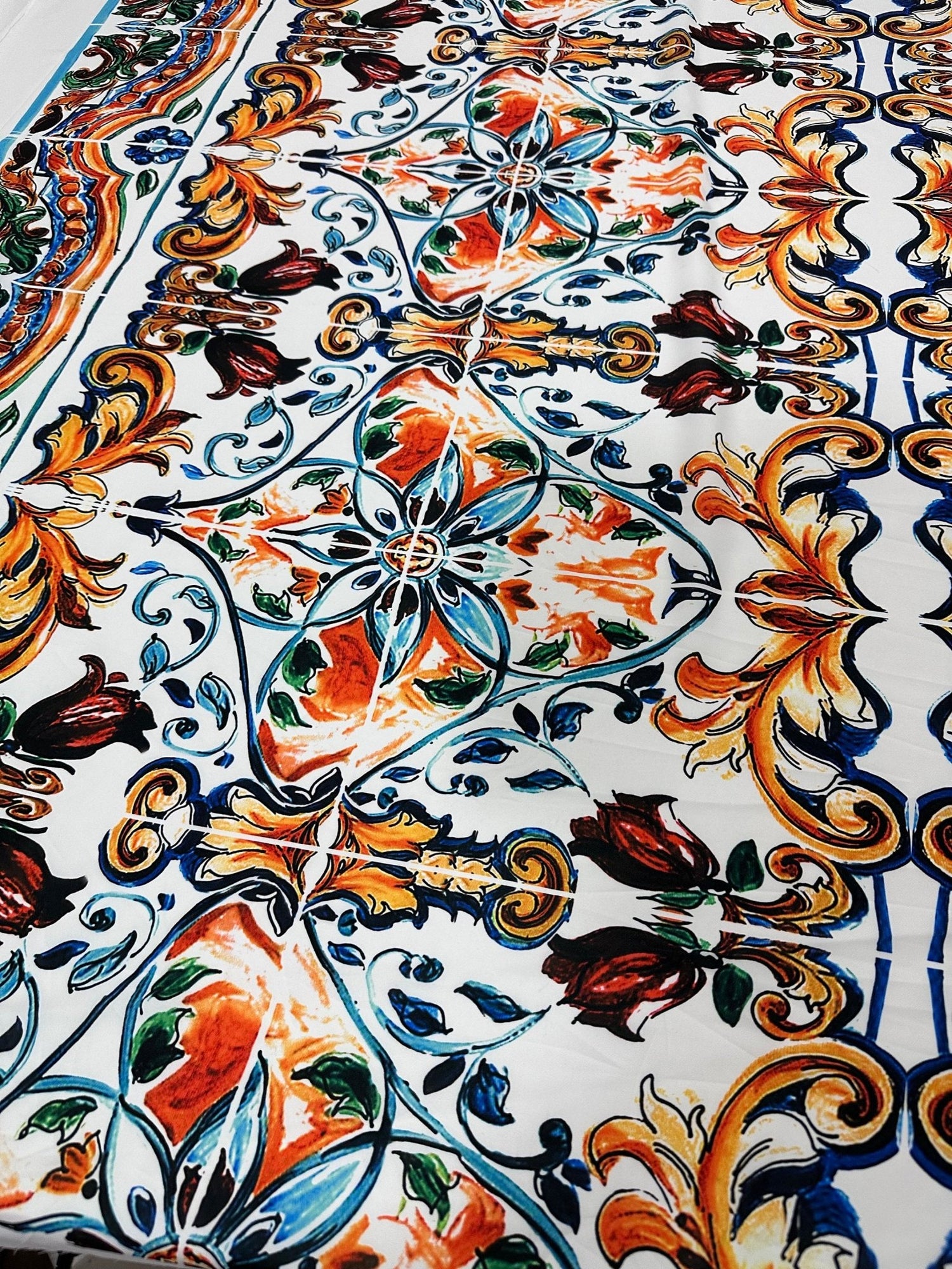 MajolicaPattern Fabric Fabric, - Whotex Online Fabric Store