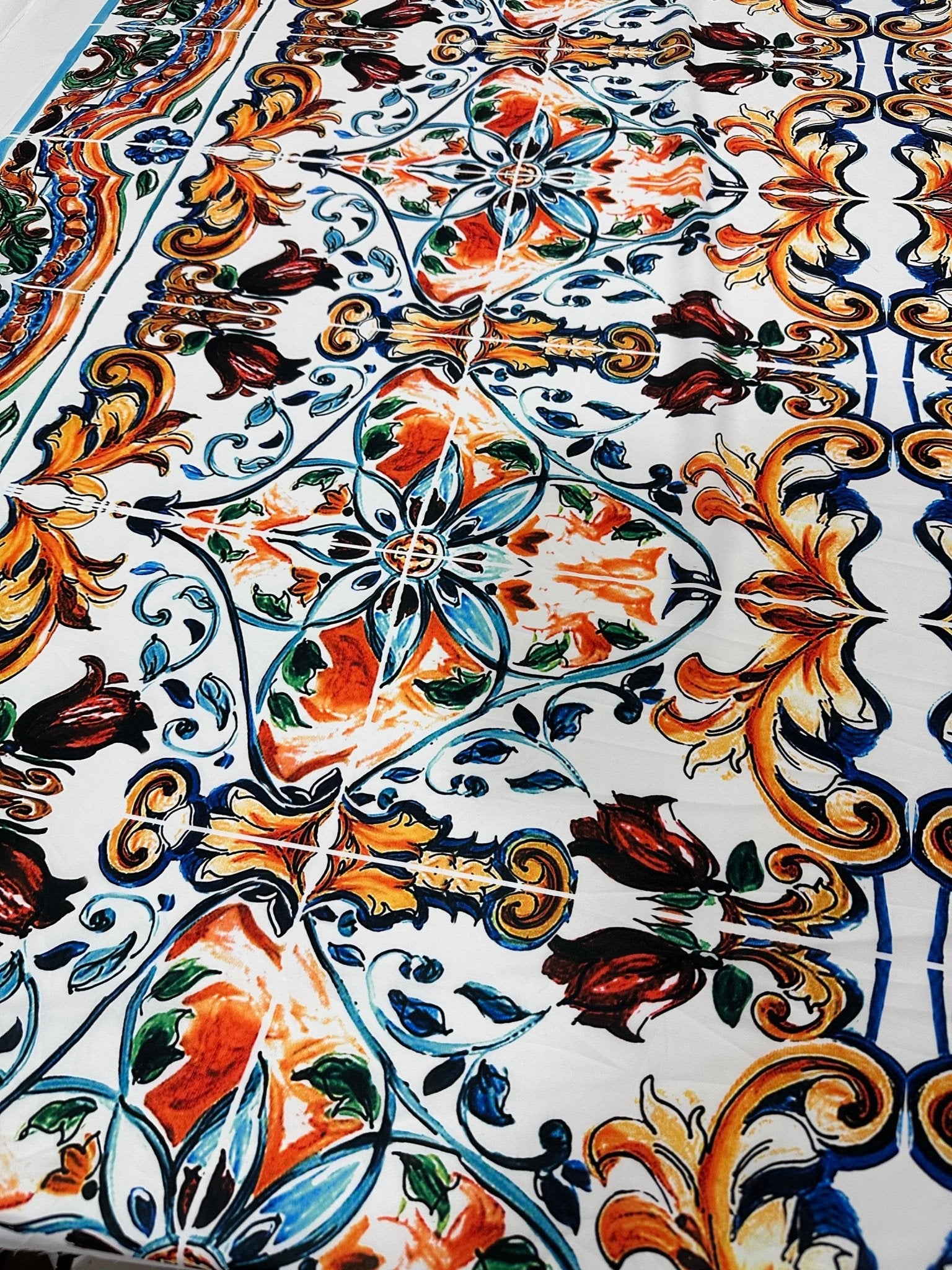 MajolicaPattern Fabric Fabric, - Whotex Online Fabric Store
