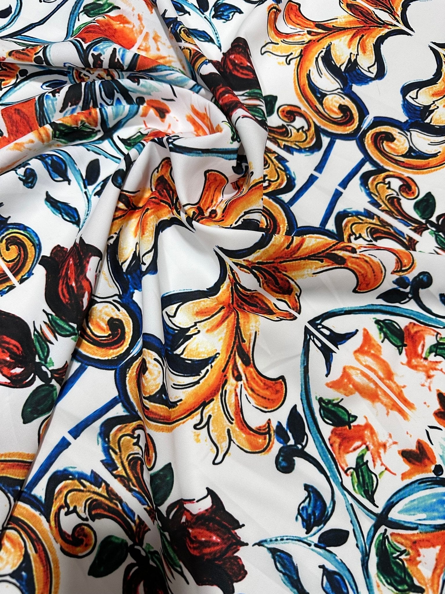 MajolicaPattern Fabric Fabric, - Whotex Online Fabric Store