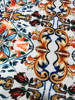 MajolicaPattern Fabric Fabric, - Whotex Online Fabric Store