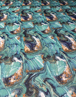 Marble Effect Chiffon Fabric by the Metre - Whotex Fabrics London