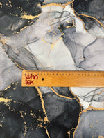 Marble Effect Spandex Fabric by the Metre - Whotex Fabrics London