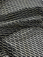 Mesh Fabric, Black Lace Fabric , Zigzag Style Fabric - Whotex Online Fabric Store