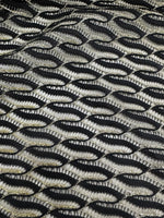 Mesh Fabric, Black Lace Fabric , Zigzag Style Fabric - Whotex Online Fabric Store
