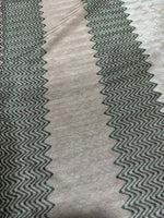 Mesh Fabric, Gray Zigzag Knit Jersey Fabric, GreenGlittery - Whotex Online Fabric Store